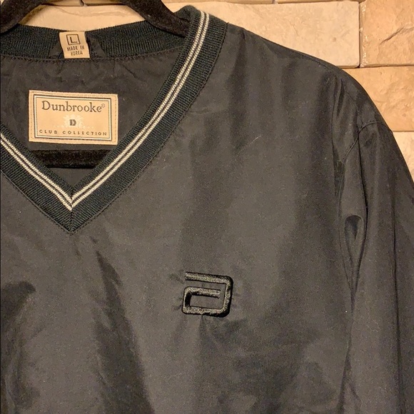 Vintage Dunbrooke Pullover V Neck Windbreaker L - Picture 3 of 7